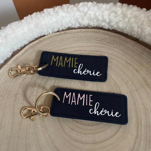 Porte clés Mamie Chérie